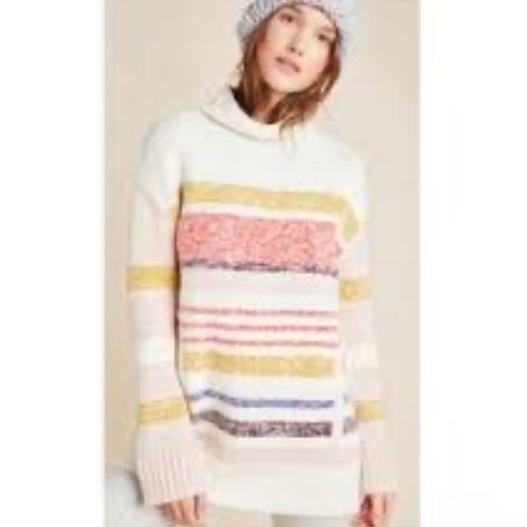 ANTHROPOLOGIE | Soft & Cozy Elana Ski Bumm Classic Tunic Sweater - Picture 7 of 7